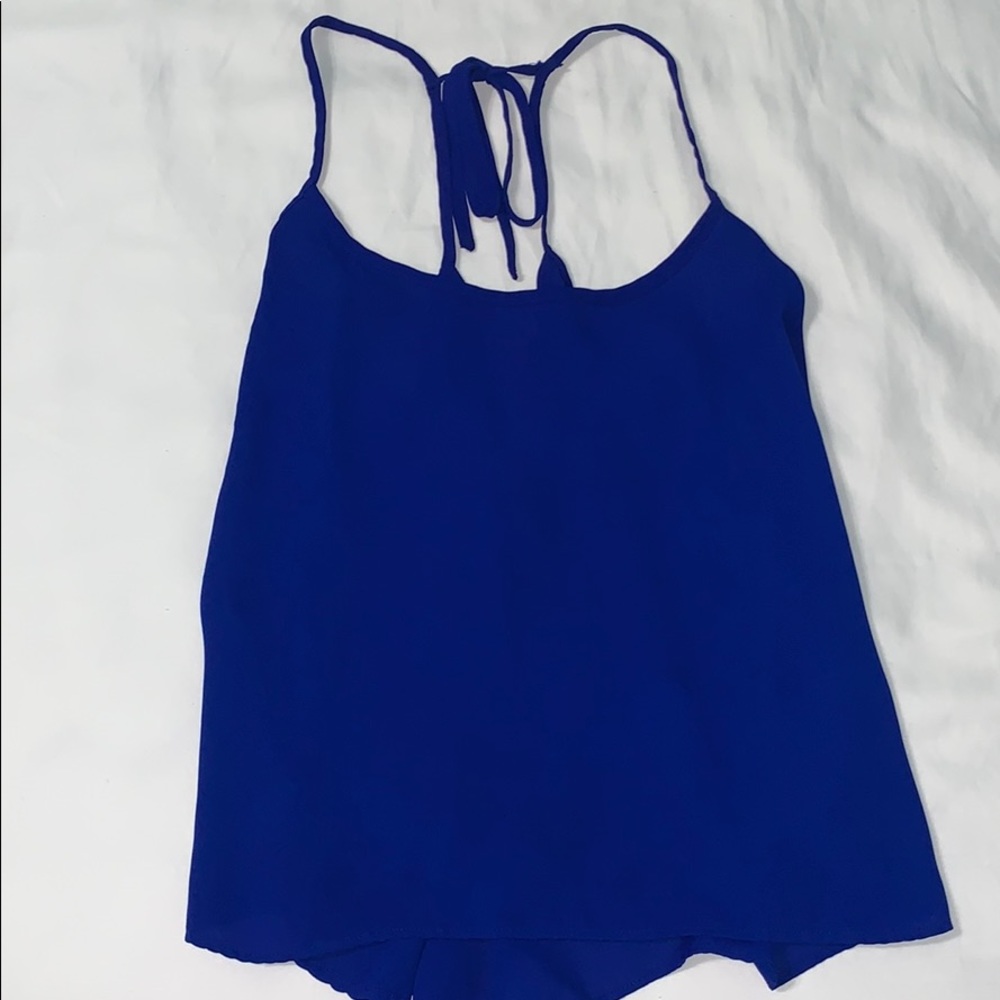 Flowy Royal Blue Blouse